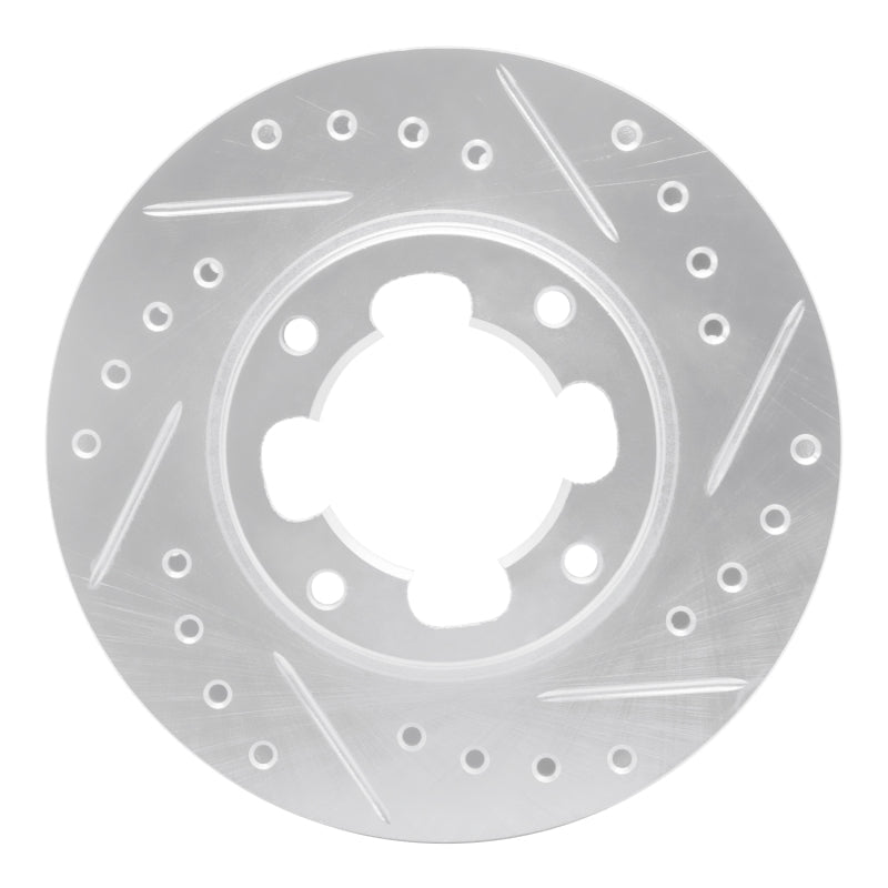 R1 Concepts 87 - 94 Subaru Justy Front Right Drilled & Slotted Silver Brake Rotor | rncEDZ - 13002R - JDMuscleSPK984436