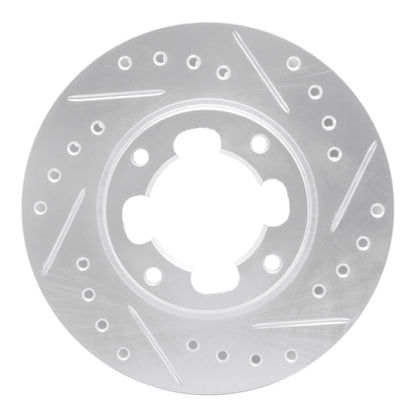 R1 Concepts 87 - 94 Subaru Justy Front Right Drilled & Slotted Silver Brake Rotor | rncEDZ - 13002R - JDMuscleSPK984436