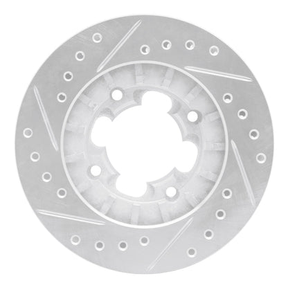 R1 Concepts 87 - 94 Subaru Justy Front Right Drilled & Slotted Silver Brake Rotor | rncEDZ - 13002R - JDMuscleSPK984436