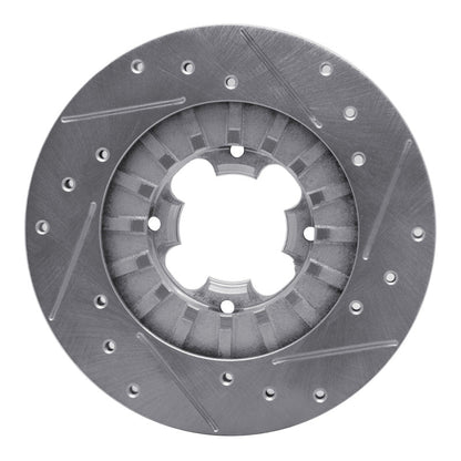 R1 Concepts 89 - 94 Subaru Justy Front Left Drilled & Slotted Silver Brake Rotor | rncEDZ - 13006L - JDMuscleSPK984441