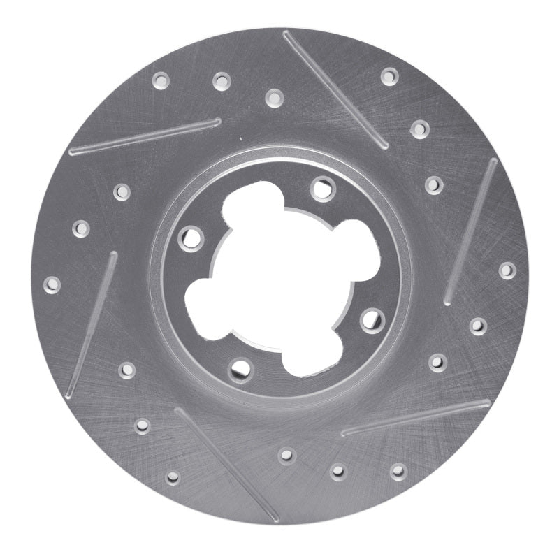 R1 Concepts 89 - 94 Subaru Justy Front Right Drilled & Slotted Silver Brake Rotor - Part Number RNCEDZ - 13006R | rncEDZ - 13006R - JDMuscleSPK984442