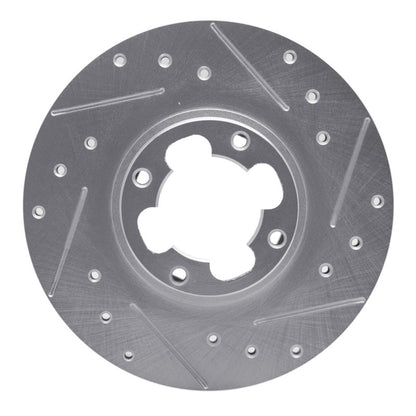 R1 Concepts 89 - 94 Subaru Justy Front Right Drilled & Slotted Silver Brake Rotor - Part Number RNCEDZ - 13006R | rncEDZ - 13006R - JDMuscleSPK984442