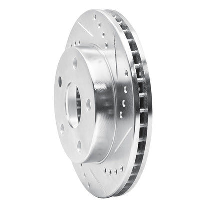 R1 Concepts 91 - 94 Toyota Previa Front Right Drilled & Slotted Silver Brake Rotor | rncEDZ - 76108R - JDMuscleSPK987614