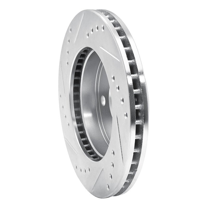 R1 Concepts 91 - 94 Toyota Previa Front Right Drilled & Slotted Silver Brake Rotor | rncEDZ - 76108R - JDMuscleSPK987614