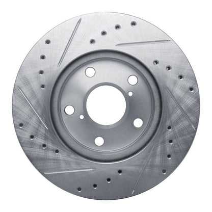R1 Concepts 92 - 95 Toyota MR2 Front Right Drilled & Slotted Silver Brake Rotor | rncEDZ - 76057R - JDMuscleSPK987540