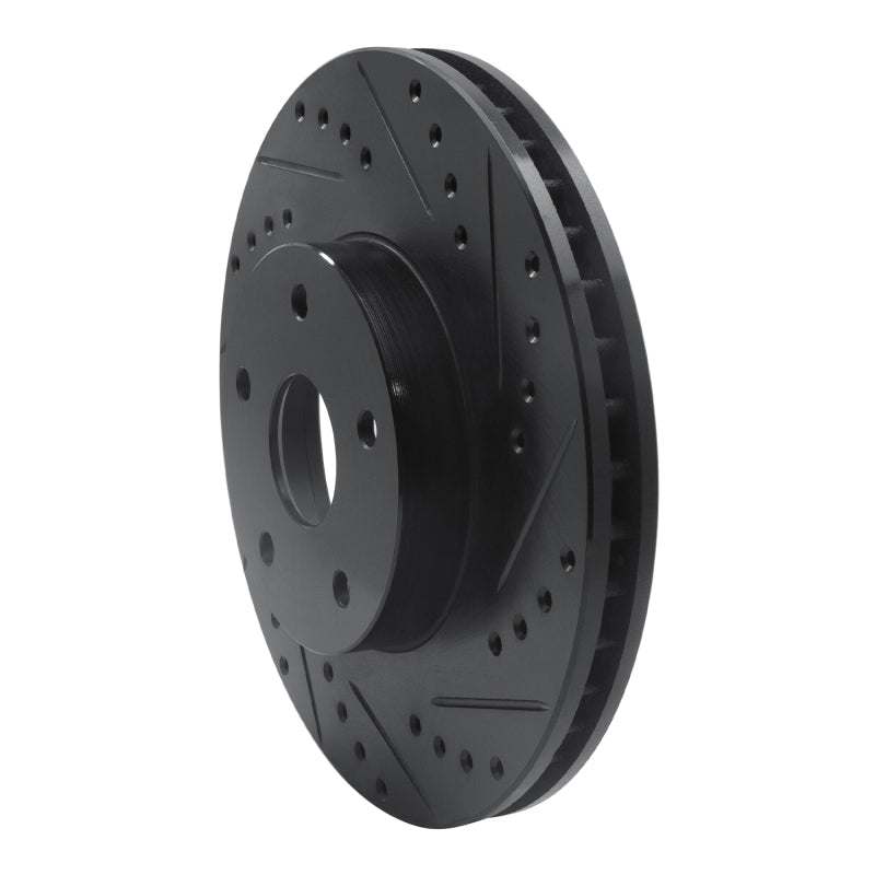 R1 Concepts 92 - 97 Subaru SVX Front Right Drilled & Slotted Black Brake Rotor - Part Number RNC.ECB - 13011R | rncECB - 13011R - JDMuscleSPK973611