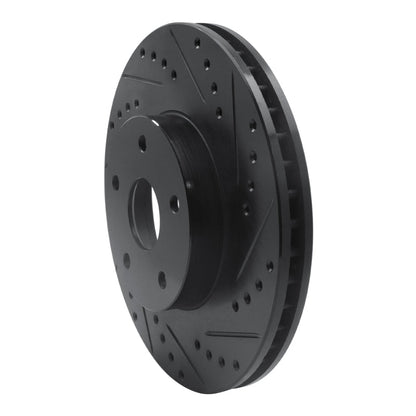 R1 Concepts 92 - 97 Subaru SVX Front Right Drilled & Slotted Black Brake Rotor - Part Number RNC.ECB - 13011R | rncECB - 13011R - JDMuscleSPK973611