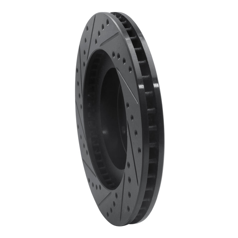 R1 Concepts 92 - 97 Subaru SVX Front Right Drilled & Slotted Black Brake Rotor - Part Number RNC.ECB - 13011R | rncECB - 13011R - JDMuscleSPK973611