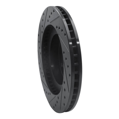 R1 Concepts 92 - 97 Subaru SVX Front Right Drilled & Slotted Black Brake Rotor - Part Number RNC.ECB - 13011R | rncECB - 13011R - JDMuscleSPK973611