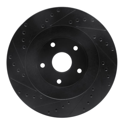 R1 Concepts 92 - 97 Subaru SVX Front Right Drilled & Slotted Black Brake Rotor - Part Number RNC.ECB - 13011R | rncECB - 13011R - JDMuscleSPK973611