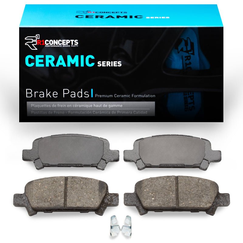 R1 Concepts Ceramic Brake Pads for 1998 - 2009 Subaru Forester Rear - Quiet and Durable Braking Solution | rnc2310 - 0770 - 00 - JDMuscleSPK941656