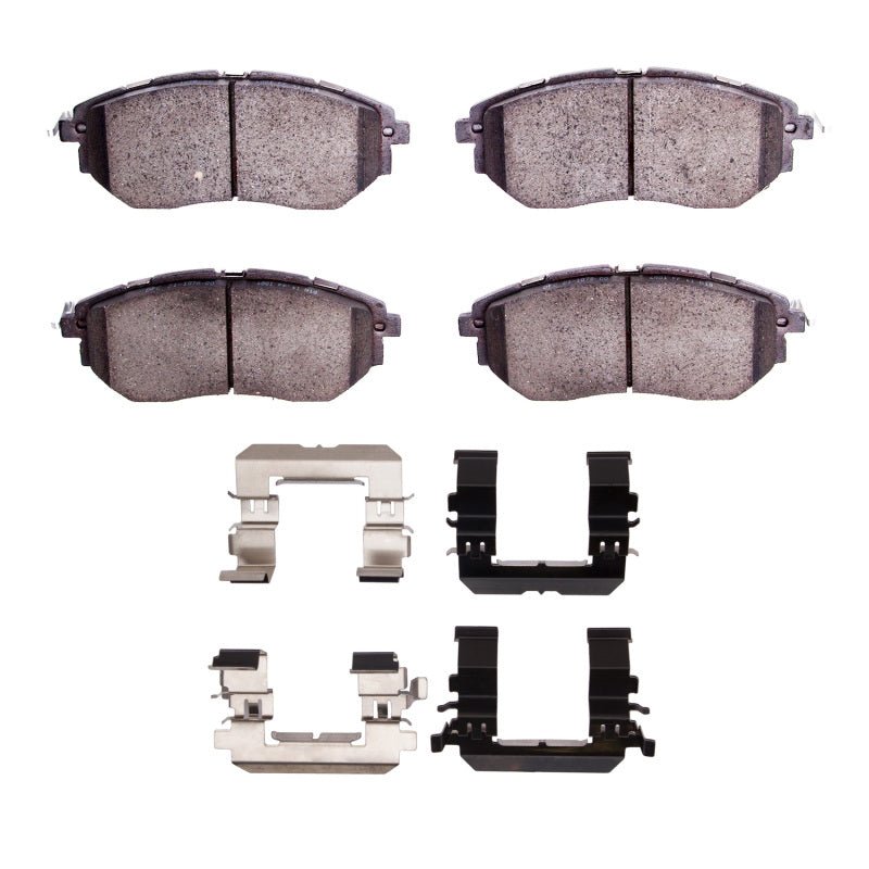 R1 Concepts Ceramic Front Brake Pads and Hardware Kit for 2005 - 2021 Subaru Tribeca | rnc2310 - 1078 - 01 - JDMuscleSPK935831