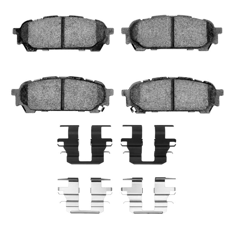 R1 Concepts Euro Ceramic Brake Pads for Subaru Forester (2003 - 2008) Rear – Premium Ceramic Brake Pads with Hardware Kit | rnc2600 - 1004 - 01 - JDMuscleSPK982244