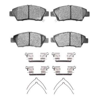 R1 Concepts Front Ceramic Brake Pads & Hardware Kit for 2009 - 2020 Honda CR - Z | rnc2310 - 1394 - 01 - JDMuscleSPK935906