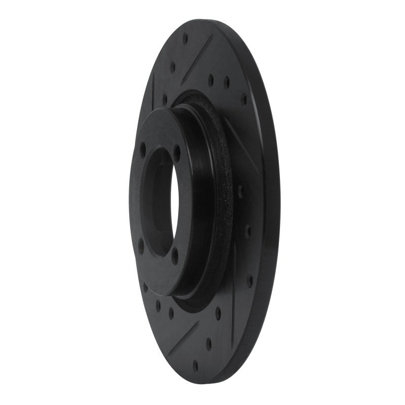 R1 Concepts Front Left Drilled & Slotted Black Brake Rotor for 1975 - 1979 Toyota Corolla (US/Canada) – Part RNC - ECB - 76001L | rncECB - 76001L - JDMuscleSPK983633
