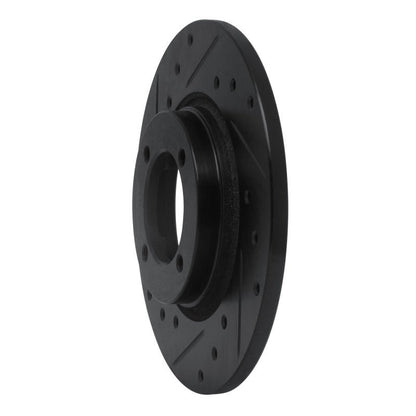 R1 Concepts Front Left Drilled & Slotted Black Brake Rotor for 1975 - 1979 Toyota Corolla (US/Canada) – Part RNC - ECB - 76001L | rncECB - 76001L - JDMuscleSPK983633