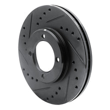 R1 Concepts Front Left Drilled & Slotted Black Brake Rotor for 1984 - 1987 Toyota Cressida | rncECB - 76024L - JDMuscleSPK983671