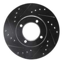 R1 Concepts Front Left Drilled & Slotted Black Brake Rotor for 1984 - 1987 Toyota Cressida | rncECB - 76024L - JDMuscleSPK983671