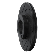 R1 Concepts Front Left Drilled & Slotted Black Brake Rotor for 1986 - 1989 Toyota Van | rncECB - 76103L - JDMuscleSPK983715