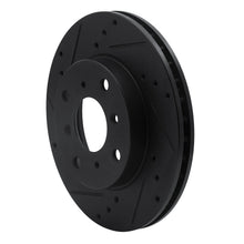 R1 Concepts Front Left Drilled & Slotted Black Brake Rotor for 1992 - 1996 Honda Prelude | rncECB - 59021L - JDMuscleSPK975899