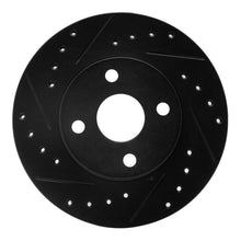 R1 Concepts Front Left Drilled & Slotted Black Brake Rotor for Toyota Paseo 1992 - 1995 | rncECB - 76050L - JDMuscleSPK983697