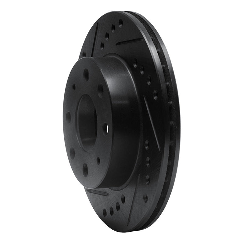 R1 Concepts Front Left Drilled & Slotted Brake Rotor for 1982 - 1983 Honda Accord Hatchback | rncECB - 59004L - JDMuscleSPK983069