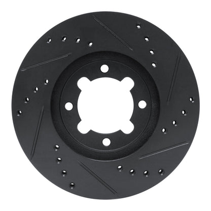 R1 Concepts Front Left Drilled & Slotted Brake Rotor for 1983 - 1984 Toyota Cressida | rncECB - 76018L - JDMuscleSPK983663