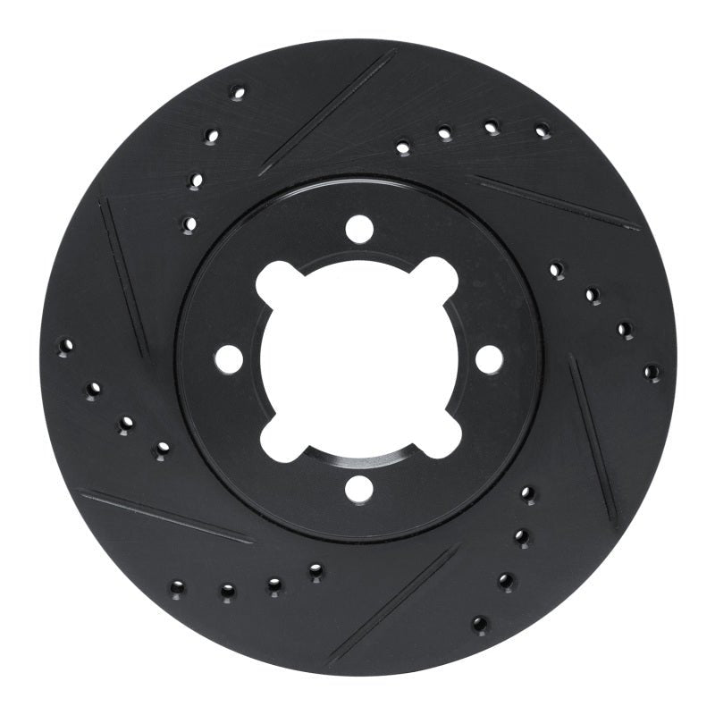 R1 Concepts Front Left Drilled & Slotted Brake Rotor for 1983 - 1984 Toyota Cressida | rncECB - 76018L - JDMuscleSPK983663