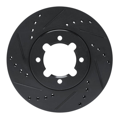 R1 Concepts Front Left Drilled & Slotted Brake Rotor for 1983 - 1984 Toyota Cressida | rncECB - 76018L - JDMuscleSPK983663