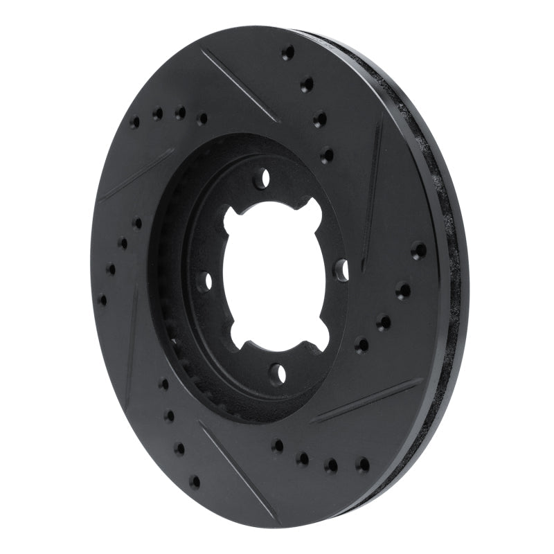 R1 Concepts Front Left Drilled & Slotted Brake Rotor for 1983 - 1984 Toyota Cressida | rncECB - 76018L - JDMuscleSPK983663