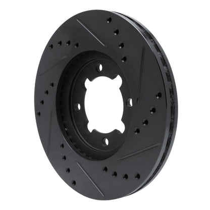 R1 Concepts Front Left Drilled & Slotted Brake Rotor for 1983 - 1984 Toyota Cressida | rncECB - 76018L - JDMuscleSPK983663