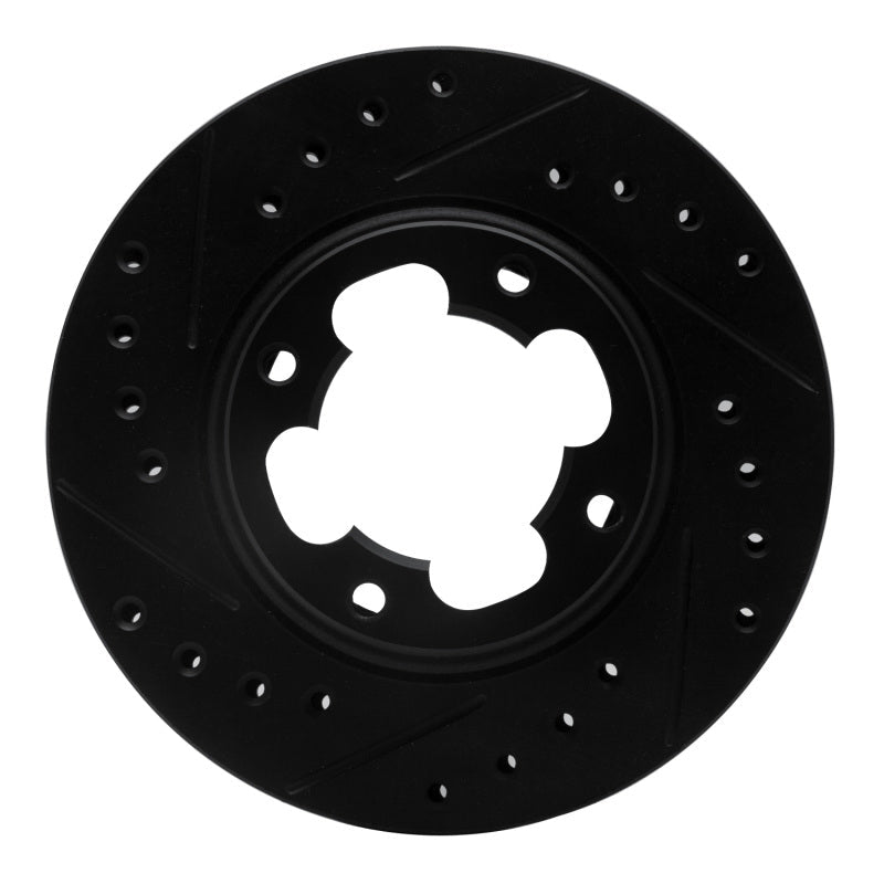 R1 Concepts Front Left Drilled & Slotted Brake Rotor for 1987 - 1994 Subaru Justy | R1ECB - 13002L | rncECB - 13002L - JDMuscleSPK973594
