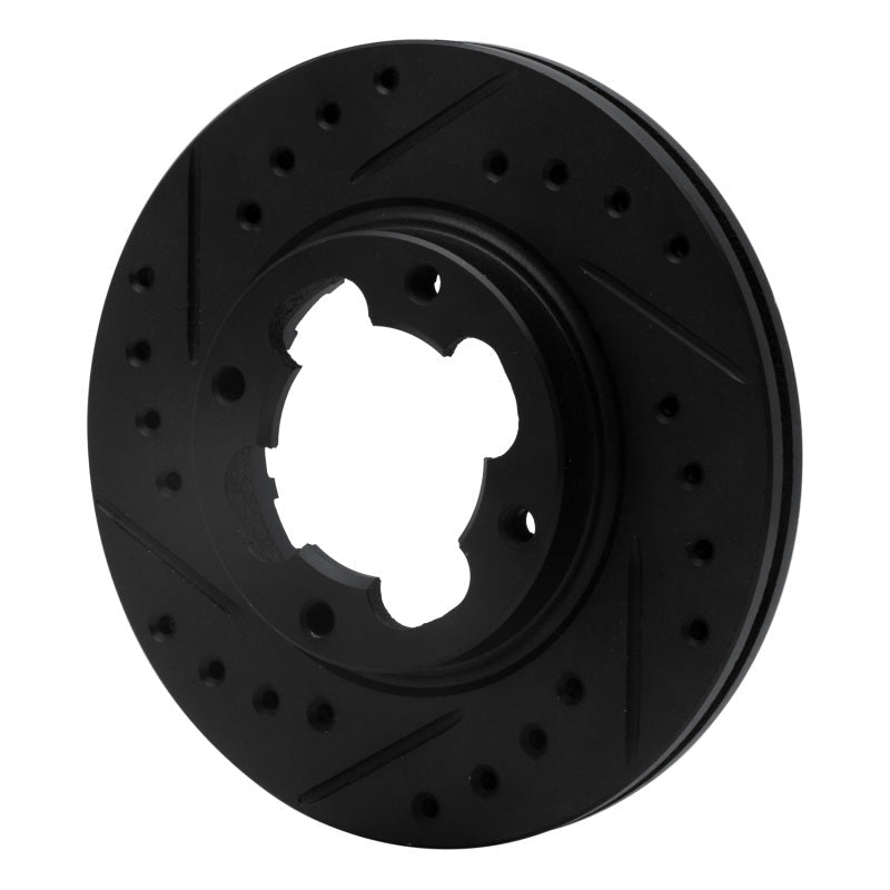 R1 Concepts Front Left Drilled & Slotted Brake Rotor for 1987 - 1994 Subaru Justy | R1ECB - 13002L | rncECB - 13002L - JDMuscleSPK973594