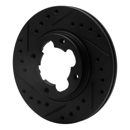 R1 Concepts Front Left Drilled & Slotted Brake Rotor for 1987 - 1994 Subaru Justy | R1ECB - 13002L | rncECB - 13002L - JDMuscleSPK973594