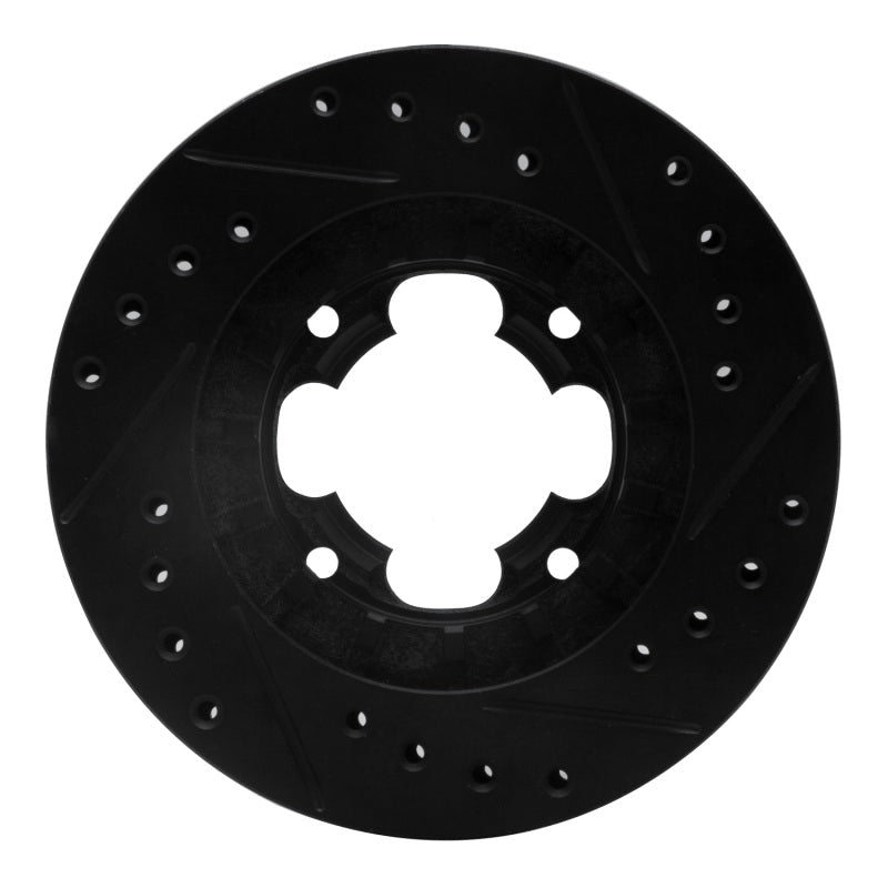 R1 Concepts Front Left Drilled & Slotted Brake Rotor for 1987 - 1994 Subaru Justy | R1ECB - 13002L | rncECB - 13002L - JDMuscleSPK973594