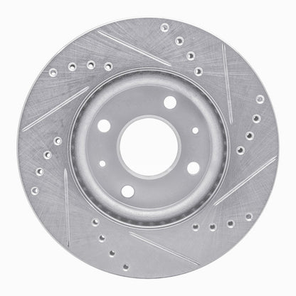 R1 Concepts Front Left Drilled & Slotted Silver Brake Rotor for 1975 - 1979 Toyota Corolla (US/Canada) - Part  RNCEDZ - 76001L | rncEDZ - 76001L - JDMuscleSPK987455