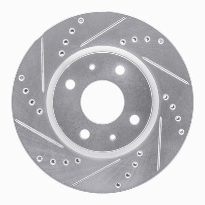 R1 Concepts Front Left Drilled & Slotted Silver Brake Rotor for 1975 - 1979 Toyota Corolla (US/Canada) - Part  RNCEDZ - 76001L | rncEDZ - 76001L - JDMuscleSPK987455