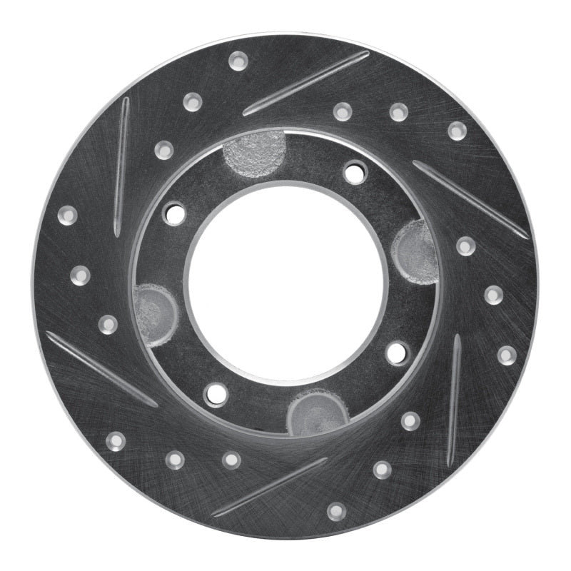 R1 Concepts Front Left Drilled & Slotted Silver Brake Rotor for 1976 - 1981 Honda Accord Hatchback - Part rncEDZ - 59002L | rncEDZ - 59002L - JDMuscleSPK986421