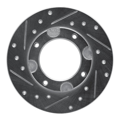 R1 Concepts Front Left Drilled & Slotted Silver Brake Rotor for 1976 - 1981 Honda Accord Hatchback - Part rncEDZ - 59002L | rncEDZ - 59002L - JDMuscleSPK986421