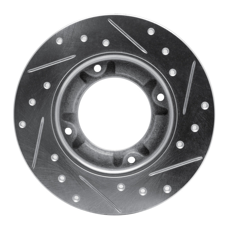 R1 Concepts Front Left Drilled & Slotted Silver Brake Rotor for 1976 - 1981 Honda Accord Hatchback - Part rncEDZ - 59002L | rncEDZ - 59002L - JDMuscleSPK986421