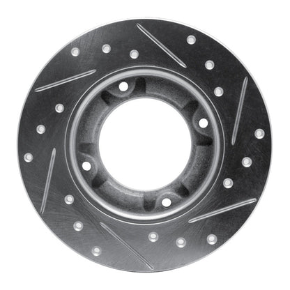 R1 Concepts Front Left Drilled & Slotted Silver Brake Rotor for 1976 - 1981 Honda Accord Hatchback - Part rncEDZ - 59002L | rncEDZ - 59002L - JDMuscleSPK986421