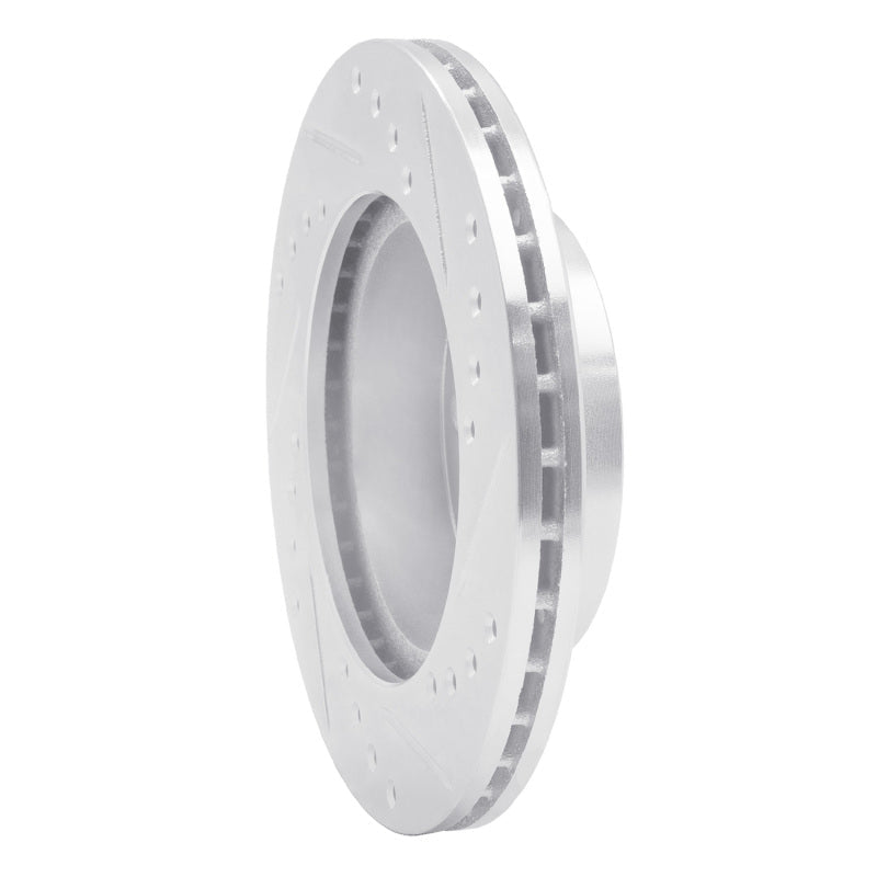 R1 Concepts Front Left Drilled & Slotted Silver Brake Rotor for 1983 - 1987 Honda Prelude – Part No. rncEDZ - 59003L | rncEDZ - 59003L - JDMuscleSPK986423