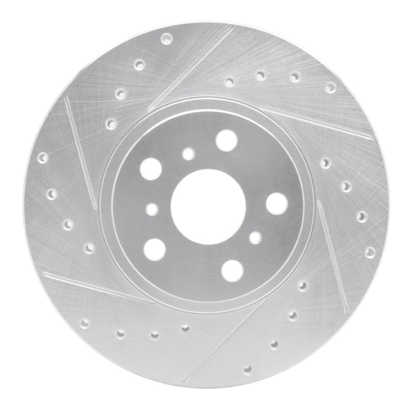 R1 Concepts Front Left Drilled & Slotted Silver Brake Rotor for 1990 - 1993 Toyota Celica | rncEDZ - 76045L - JDMuscleSPK987529