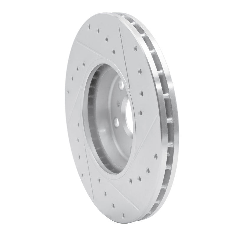 R1 Concepts Front Left Drilled & Slotted Silver Brake Rotor for 1990 - 1993 Toyota Celica | rncEDZ - 76045L - JDMuscleSPK987529