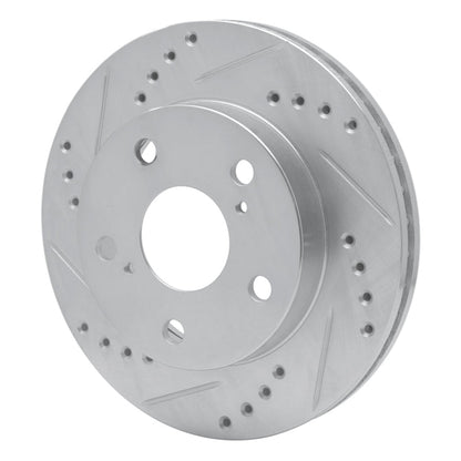 R1 Concepts Front Left Drilled & Slotted Silver Brake Rotor for 1991 - 1994 Toyota Previa | rncEDZ - 76108L - JDMuscleSPK987613