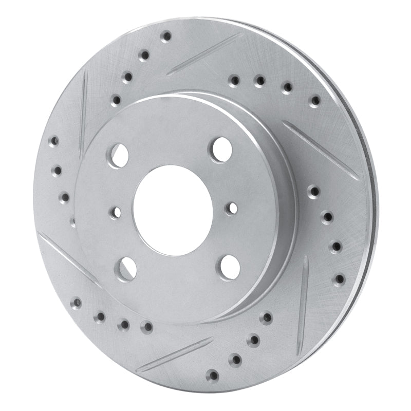 R1 Concepts Front Left Drilled & Slotted Silver Brake Rotor for 1999 - 2005 Toyota Yaris (Mexico) – Part Number RNCEDZ - 76070L | rncEDZ - 76070L - JDMuscleSPK987561