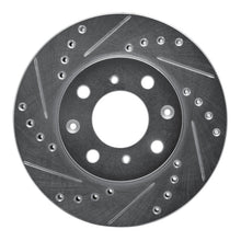 R1 Concepts Front Left Drilled & Slotted Silver Brake Rotor for Honda Accord 1984 - 1990 | rncEDZ - 59011L - JDMuscleSPK986439