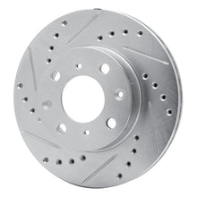 R1 Concepts Front Left Drilled & Slotted Silver Brake Rotor for Honda Accord 1984 - 1990 | rncEDZ - 59011L - JDMuscleSPK986439