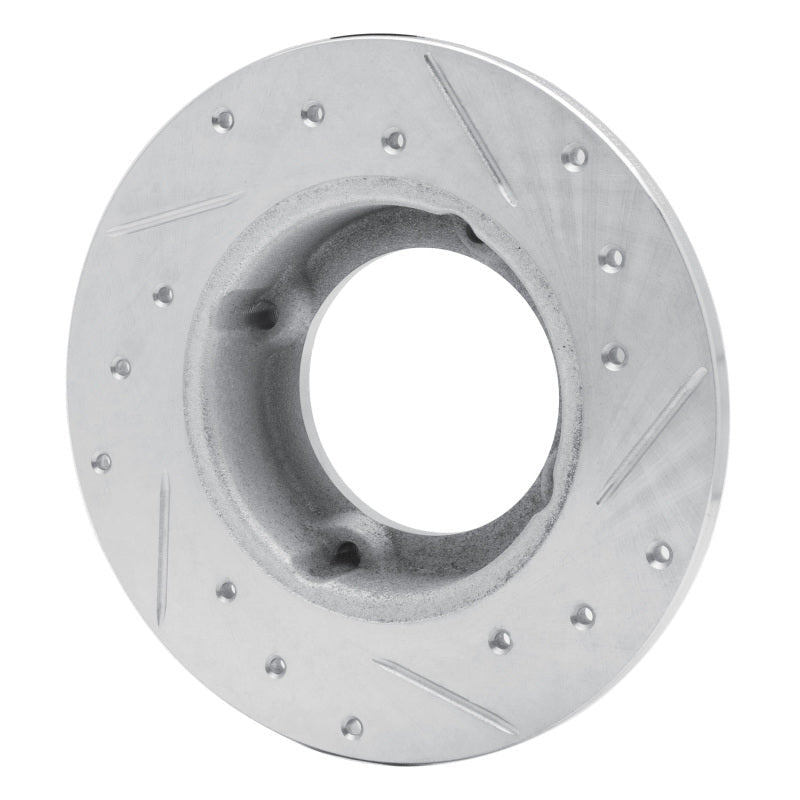 R1 Concepts Front Left Drilled & Slotted Silver Brake Rotor for Honda Civic Hatchback (1973 - 1979) - Part  rncEDZ - 59000L | rncEDZ - 59000L - JDMuscleSPK986417