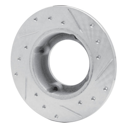 R1 Concepts Front Left Drilled & Slotted Silver Brake Rotor for Honda Civic Hatchback (1973 - 1979) - Part  rncEDZ - 59000L | rncEDZ - 59000L - JDMuscleSPK986417